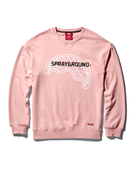 SHARKBBAG PULLOVER CREW NECK SWEATSHIRT (PINK)