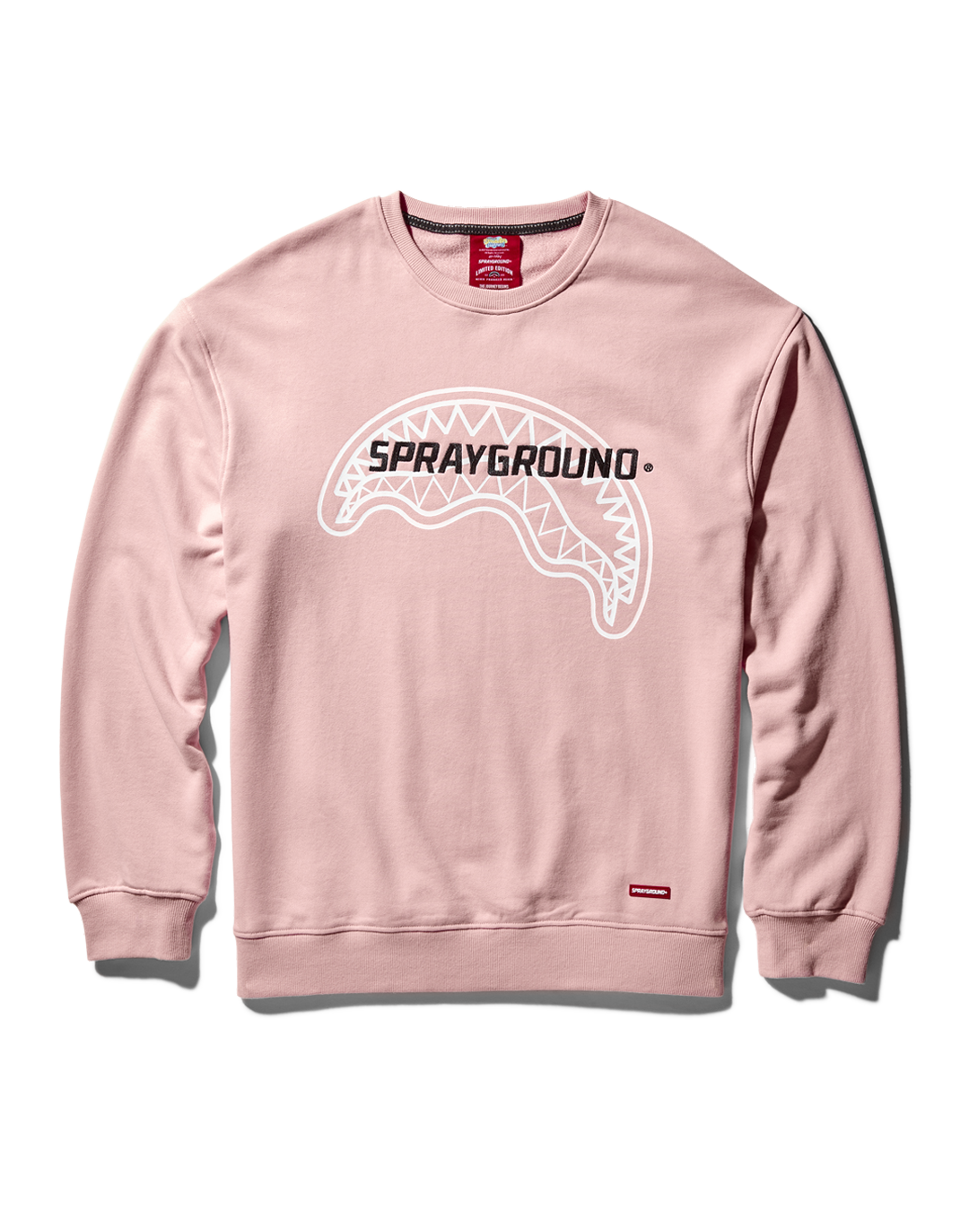 SHARKBBAG PULLOVER CREW NECK SWEATSHIRT (PINK)